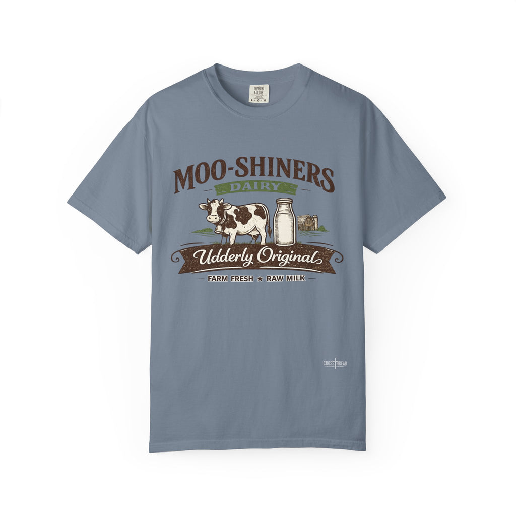 Moo-Shiners 'Udderly Original' Graphic T-Shirt