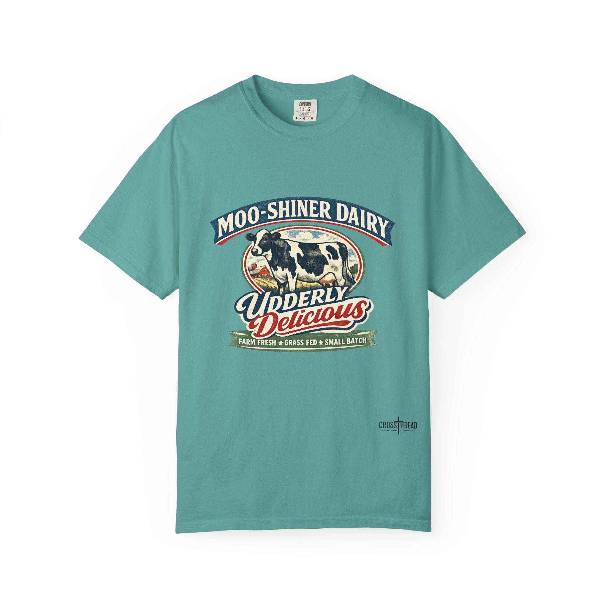 “Moo-Shiner Dairy” Udderly Delicious Graphic Tee