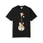 Christmas Hollowbody Guitar Comfort Colors Shirt