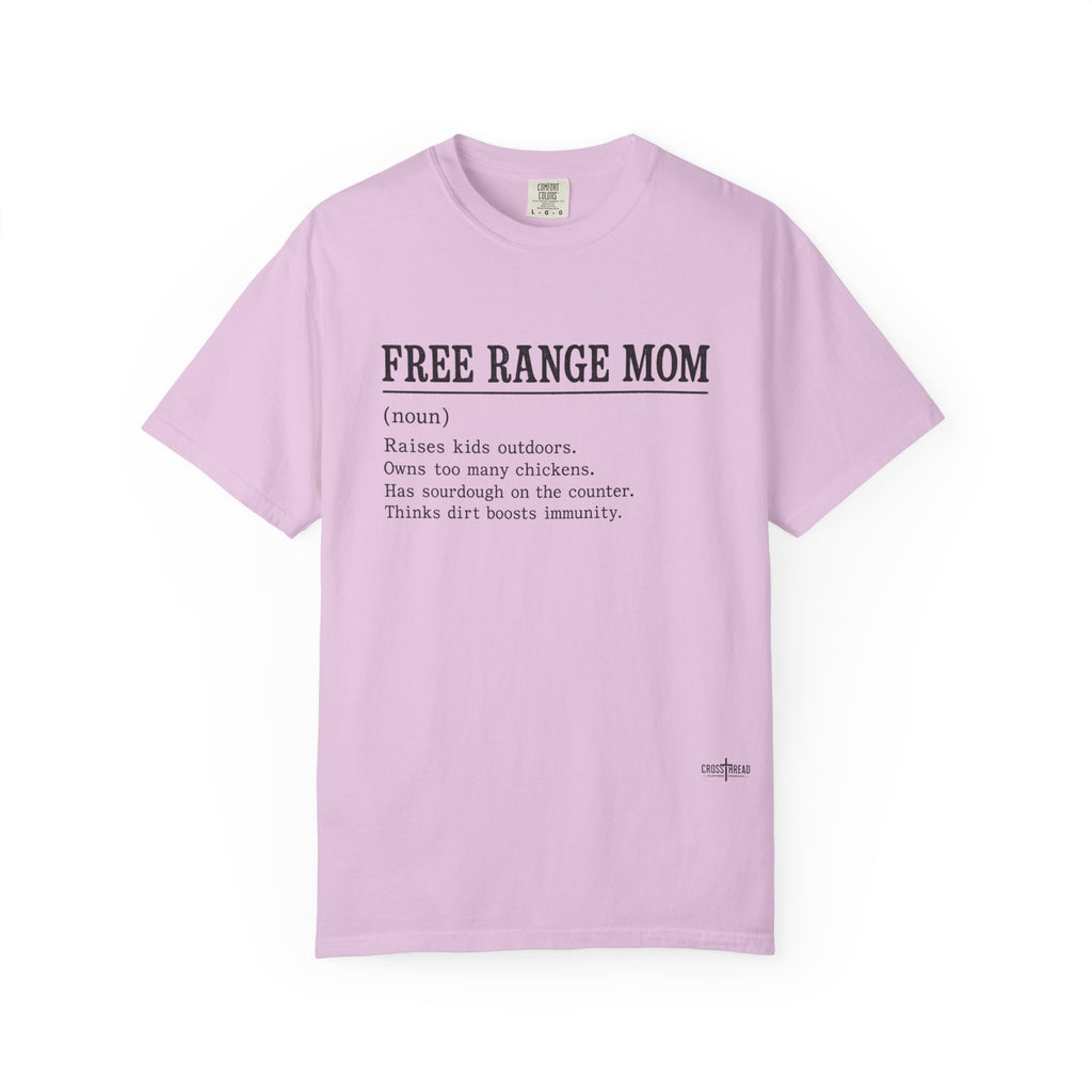 Free Range Mom Definition Tee