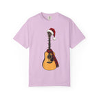 Christmas Acoustic Guitar Comfort Colors Shirt