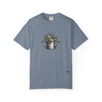 Watering Can Wildflower T-Shirt — Vintage Floral Garden Tee