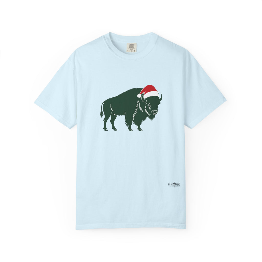 Buffalo Santa Hat Comfort Colors T-Shirt