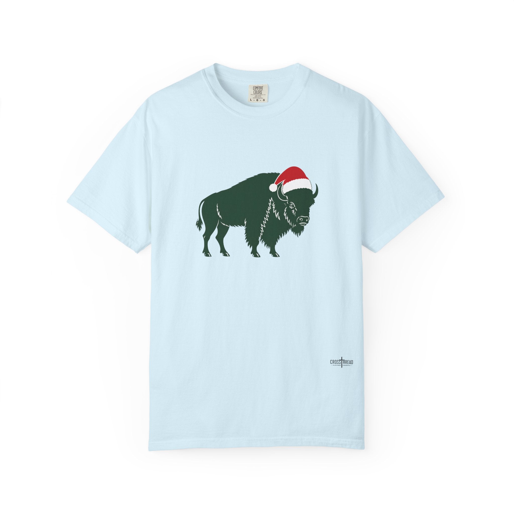 Buffalo Santa Hat Comfort Colors T-Shirt