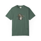 Watering Can Wildflower T-Shirt — Vintage Floral Garden Tee