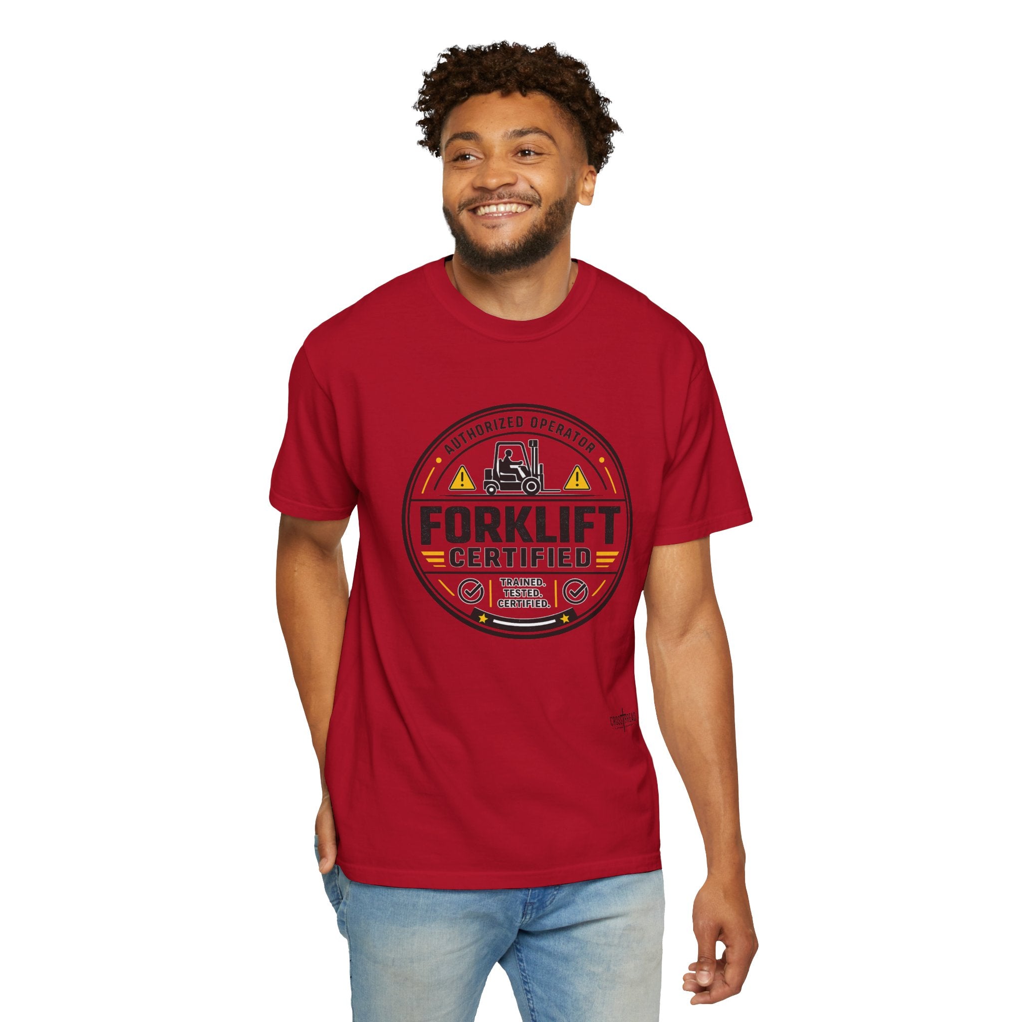 Forklift Certified T-Shirt — Vintage Industrial Graphic Tee