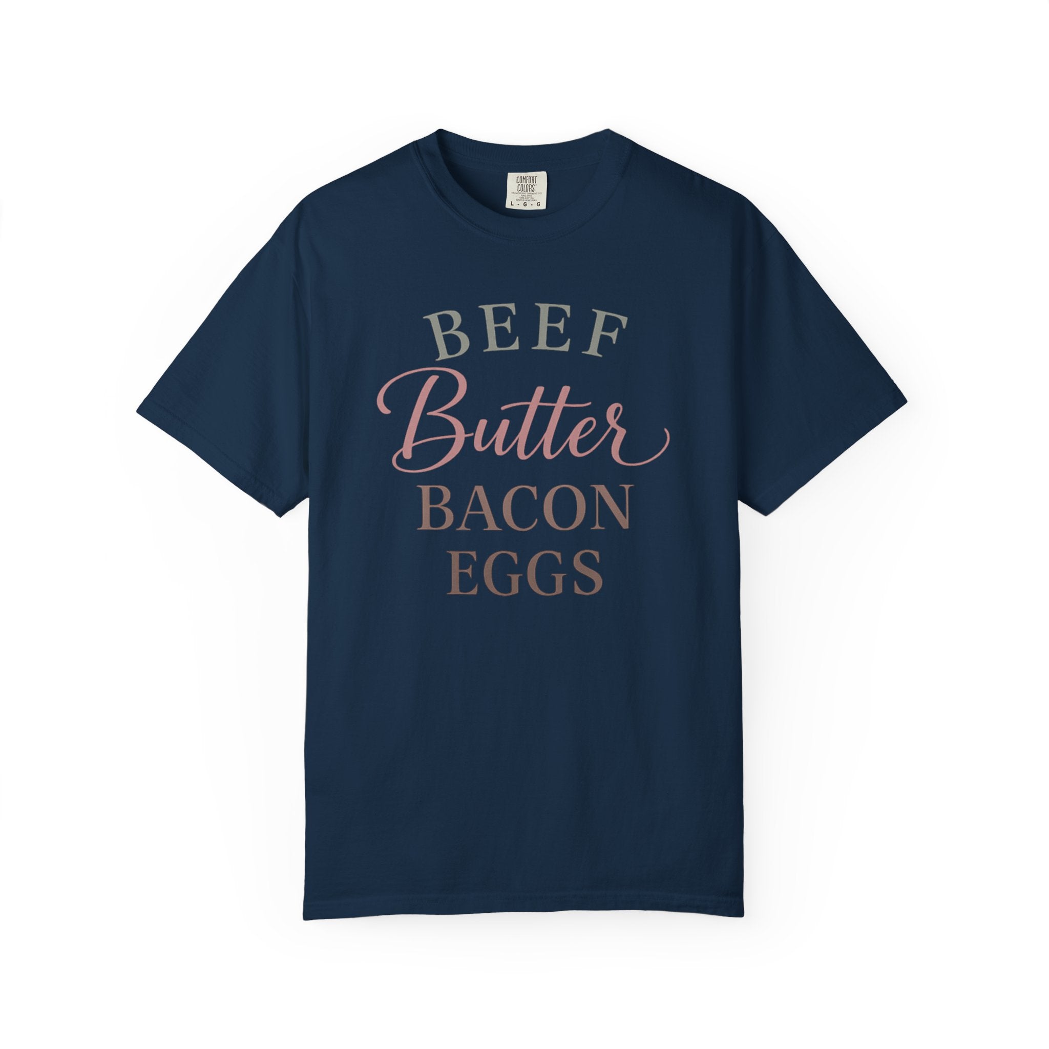 "Beef Butter Bacon Eggs" Carnivore Liftstyle T‑Shirt
