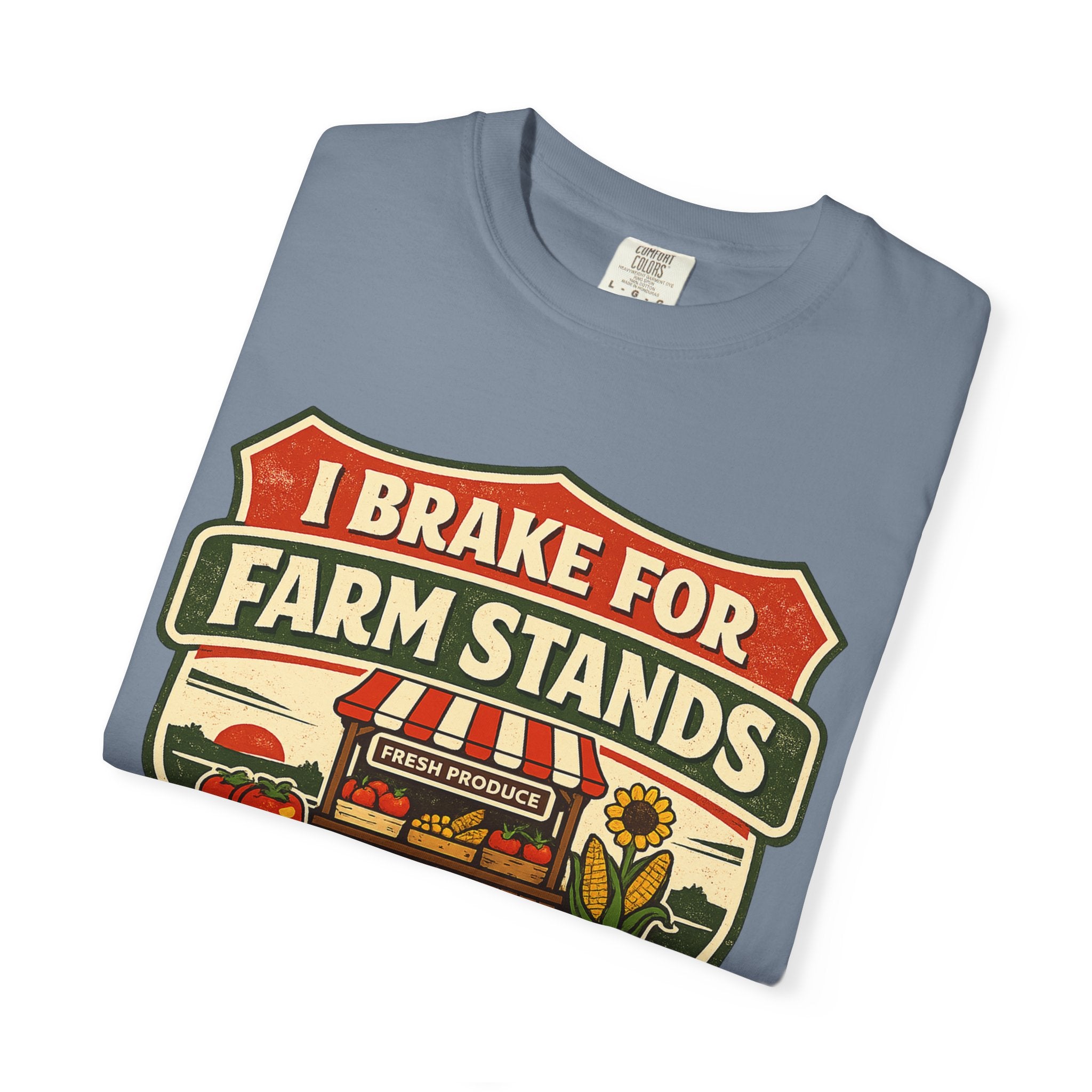 “I Brake for Farm Stands” Vintage Farm Market Tee