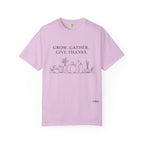 Grow. Gather. Give Thanks. T-Shirt — Garden Harvest Graphic Tee