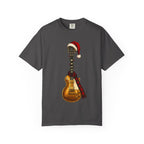 Christmas LP-Style Gold Guitar Comfort Colors Shirt