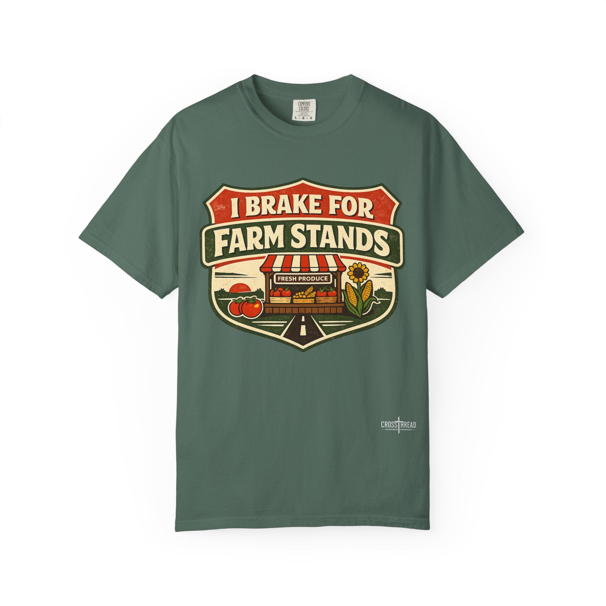 “I Brake for Farm Stands” Vintage Farm Market Tee