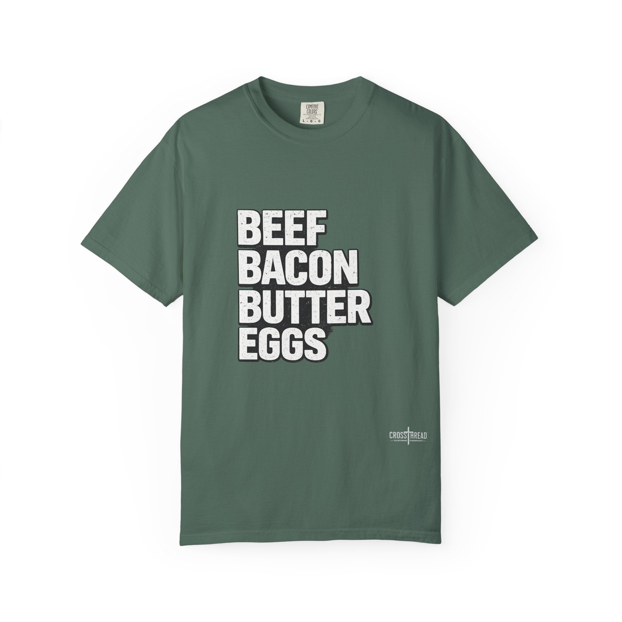 Beef Bacon Butter Eggs Carnivore Lifestyle Graphic Tee