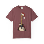 Christmas T-Style Guitar Comfort Colors Shirt
