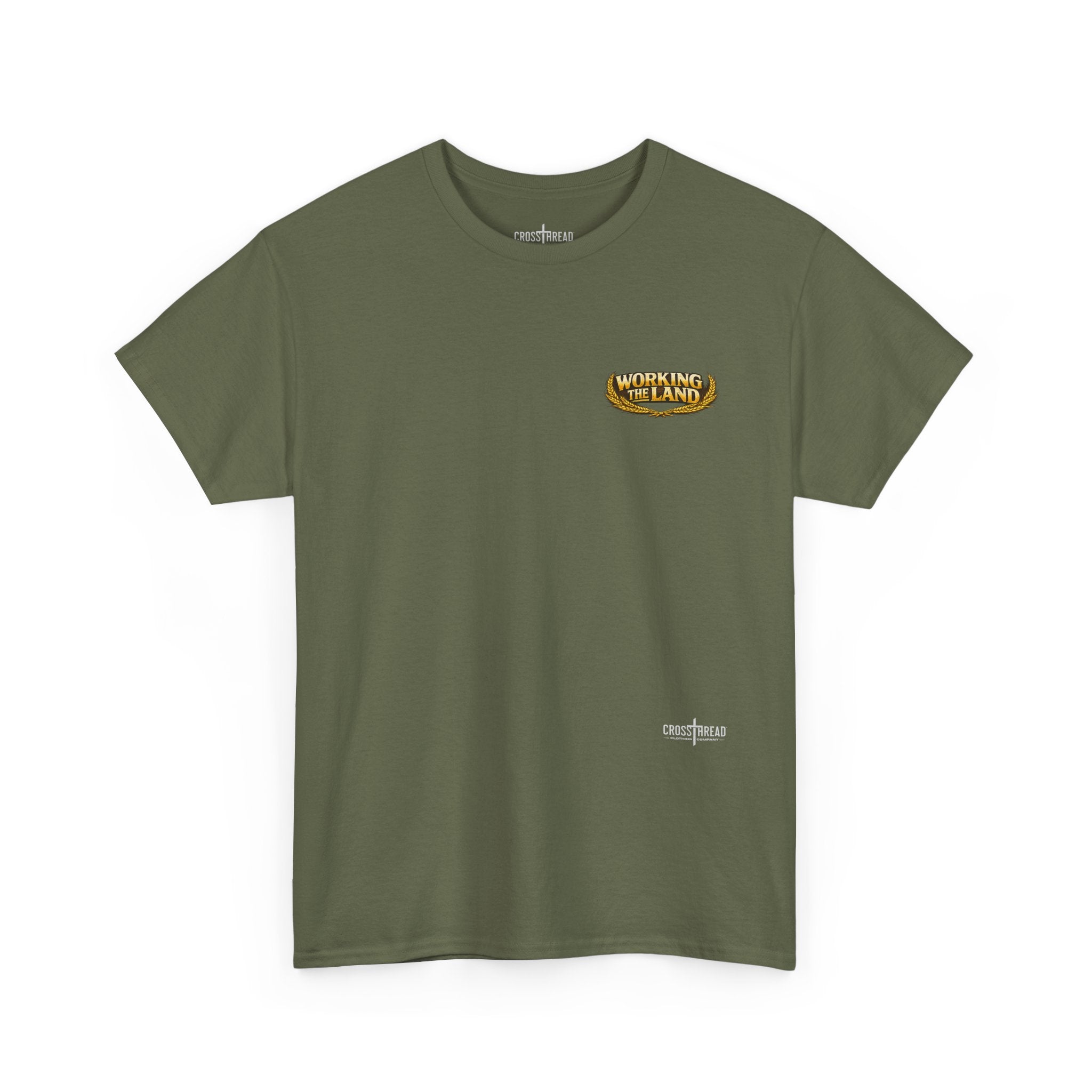 Working the Land Farmer T Shirt