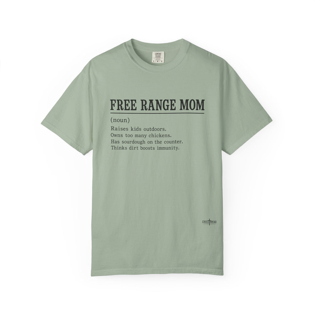 Free Range Mom Definition Tee