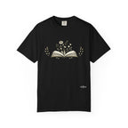 Floral Open Book T-Shirt — Book Lover Reading Tee