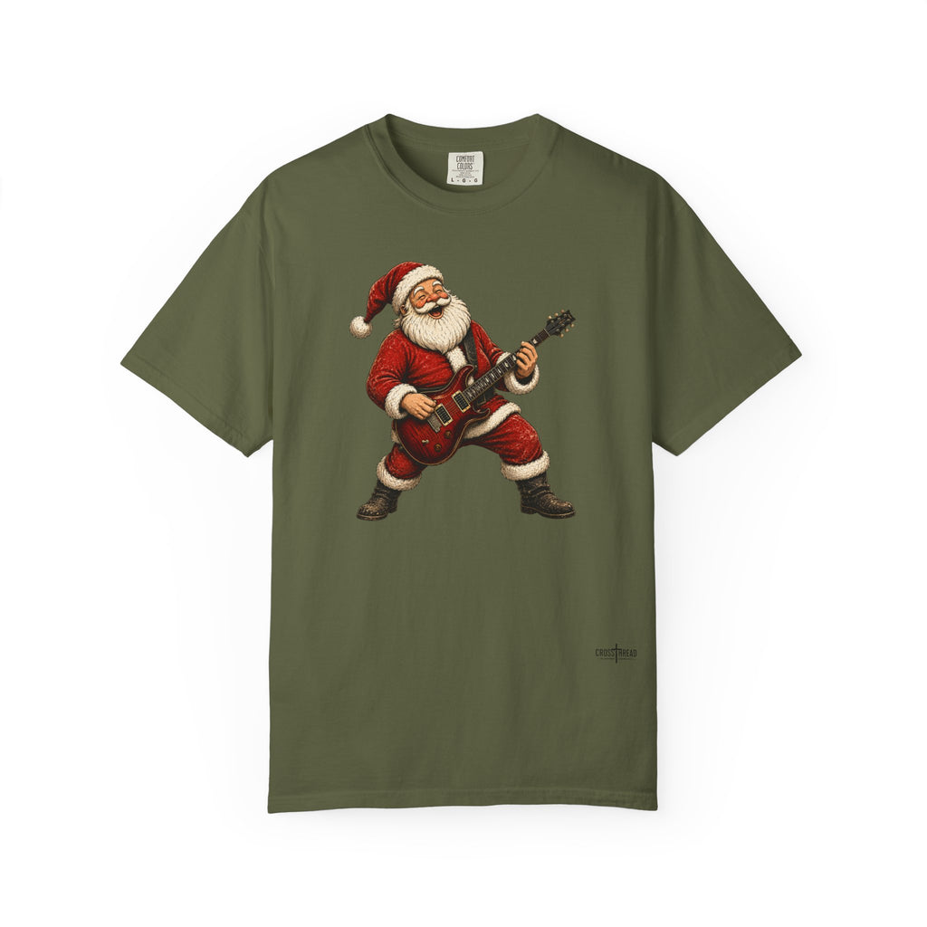 Santa PRS-Style Guitar Comfort Colors Shirt