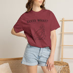 "Guess What?" Chicken Butt Cute Hen Graphic Tee