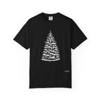 Snowy Christmas Tree Comfort Colors T-Shirt