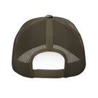 Camouflage Embroidered Logo Trucker Hat — Camo Mesh Cap for Outdoors, Hunting & Casual Wear