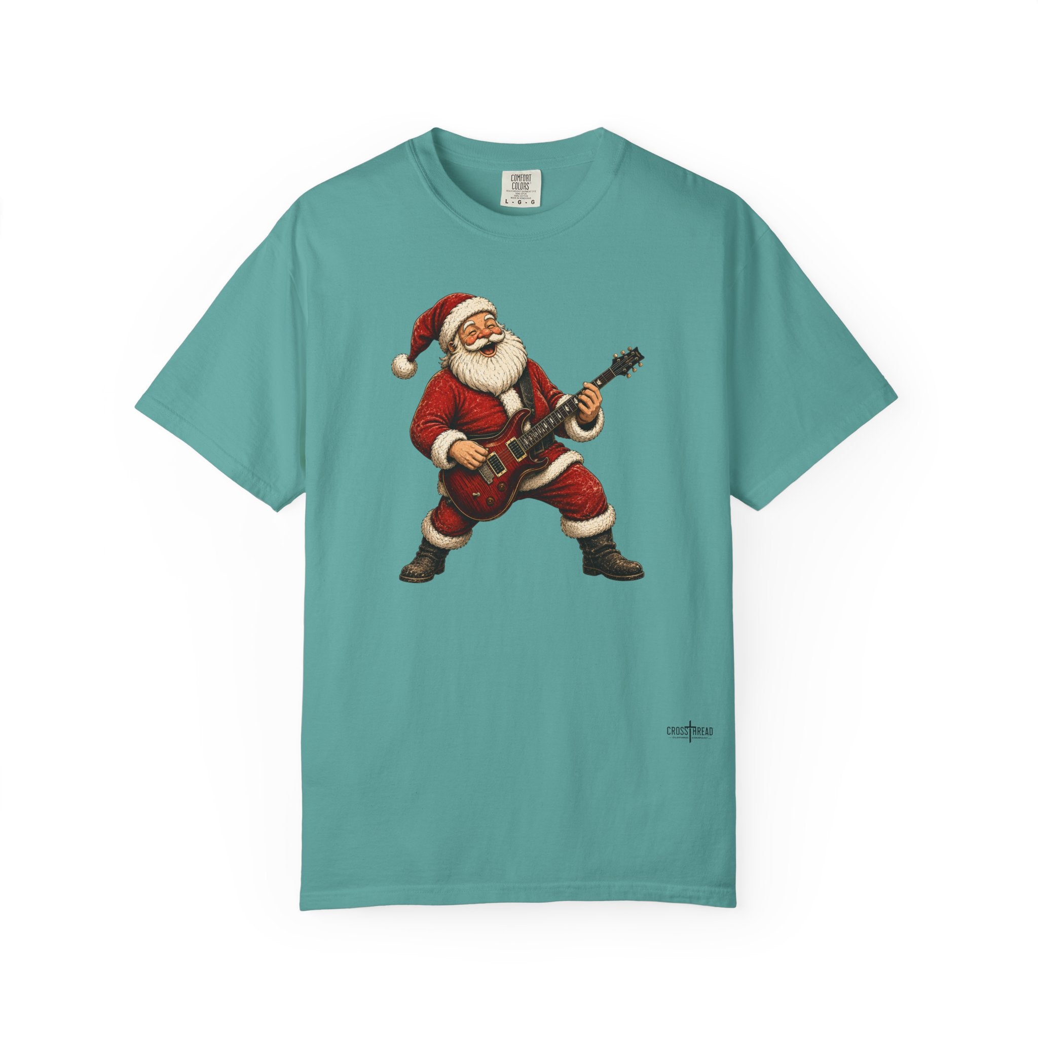 Santa PRS-Style Guitar Comfort Colors Shirt