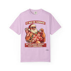 "It May Be Summer But I'm Already Thinking About Christmas" — Christmas-in-July Santa Beach Graphic T