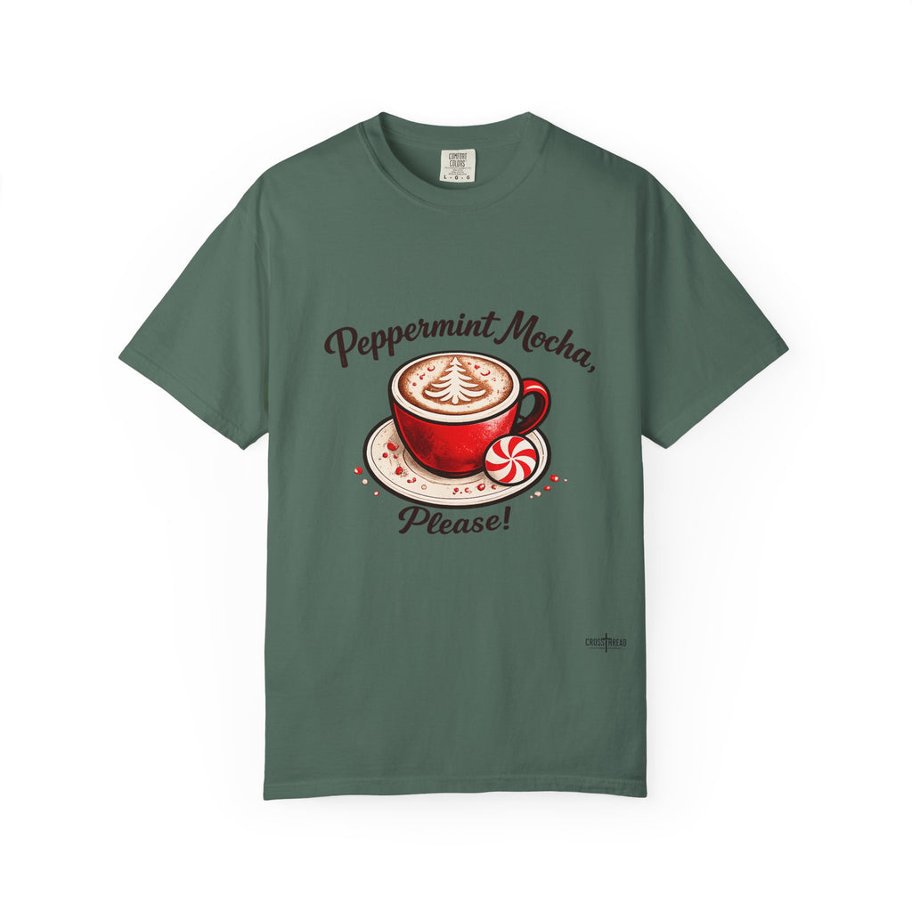 Peppermint Mocha Please Mug — Festive Holiday Coffee Cup T Shirt