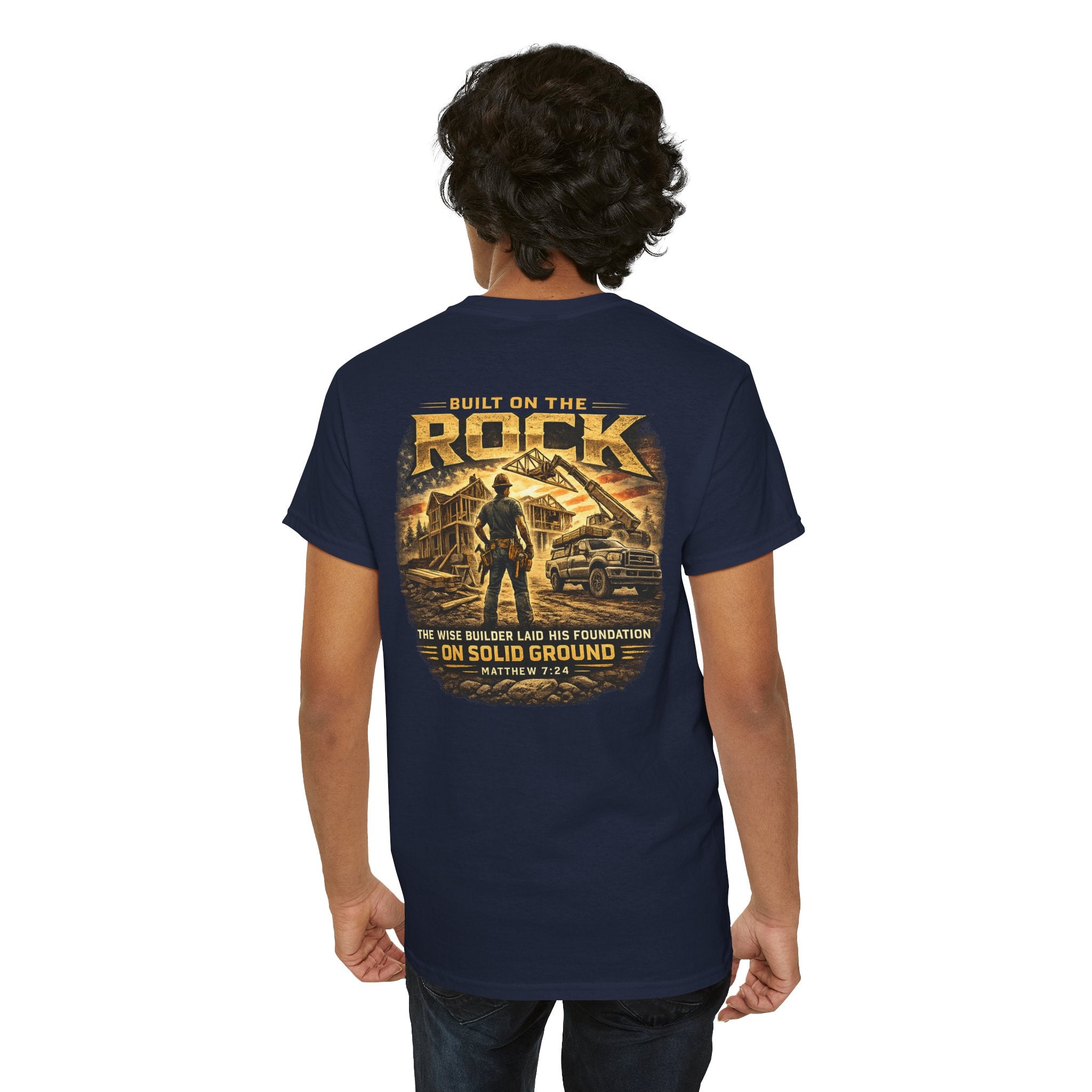 Built on the Rock Construction T-Shirt