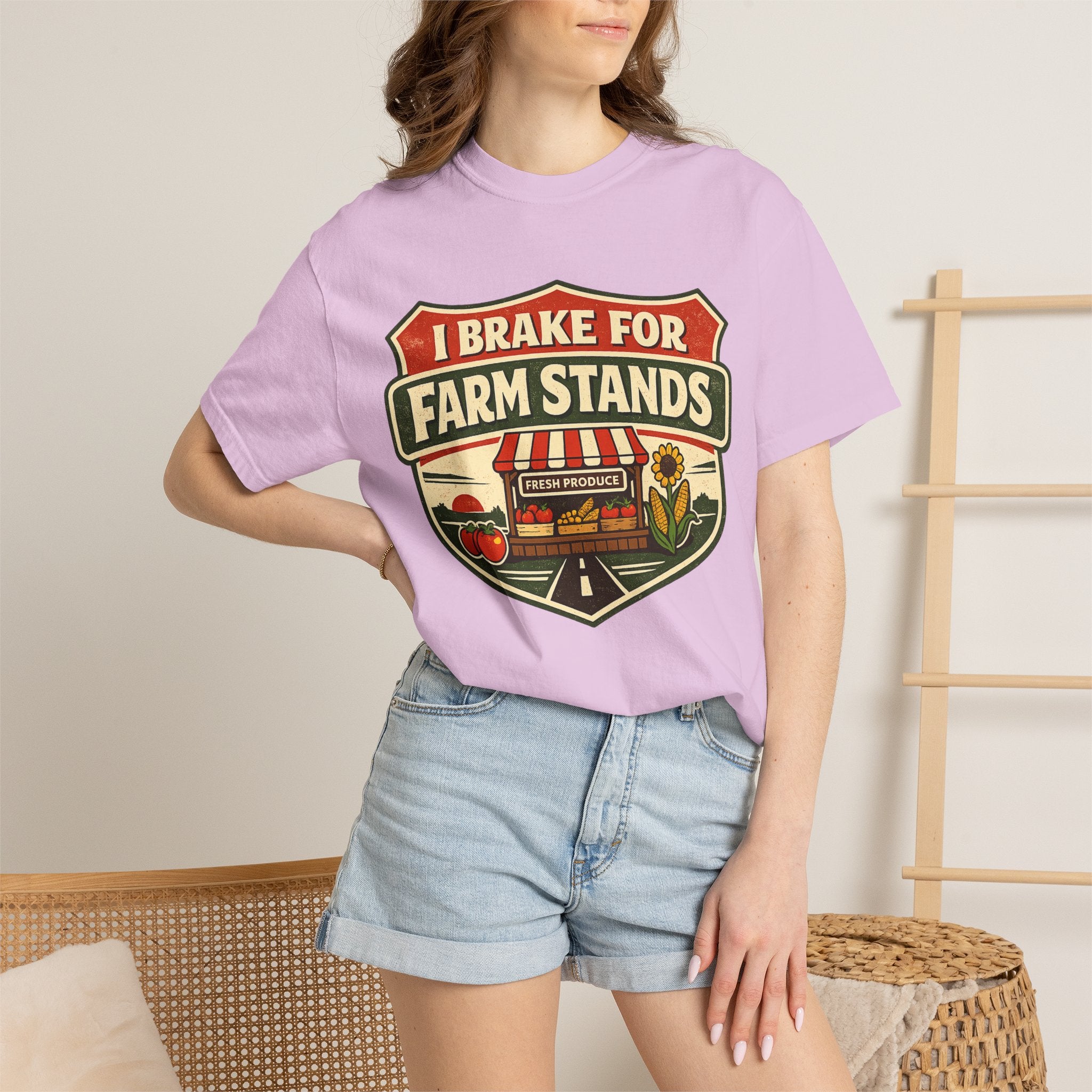 “I Brake for Farm Stands” Vintage Farm Market Tee