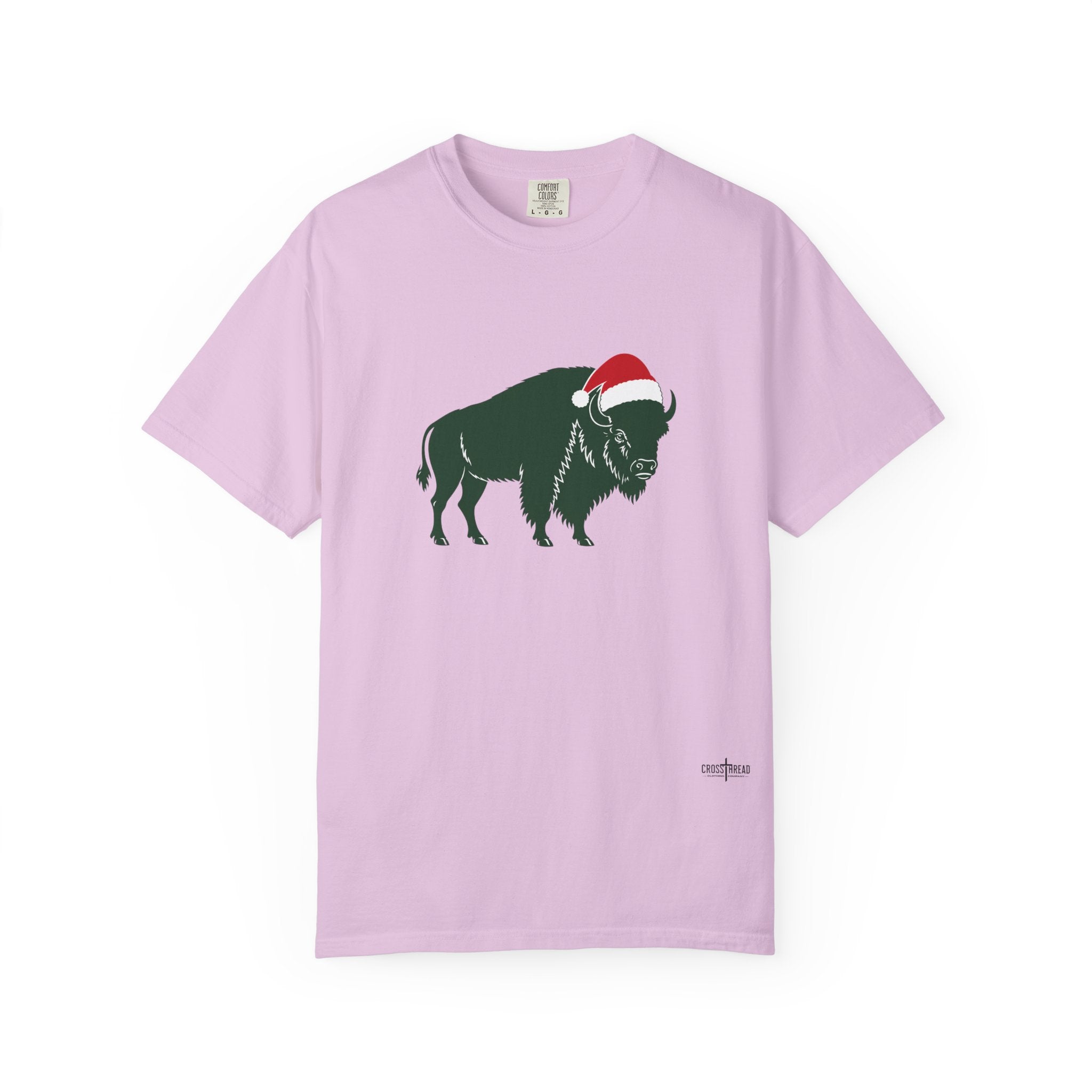 Buffalo Santa Hat Comfort Colors T-Shirt