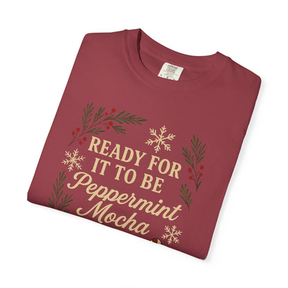 Christmas Peppermint Mocha Comfort Colors T-shirt