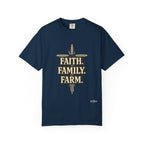 Faith Family Farm T-Shirt — Rustic Farmhouse Graphic Tee