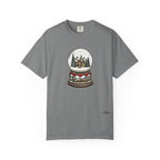 Snow Globe Holiday T-Shirt — Vintage Winter Village Graphic