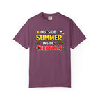 Summer Outside Inside Christmas T-Shirt