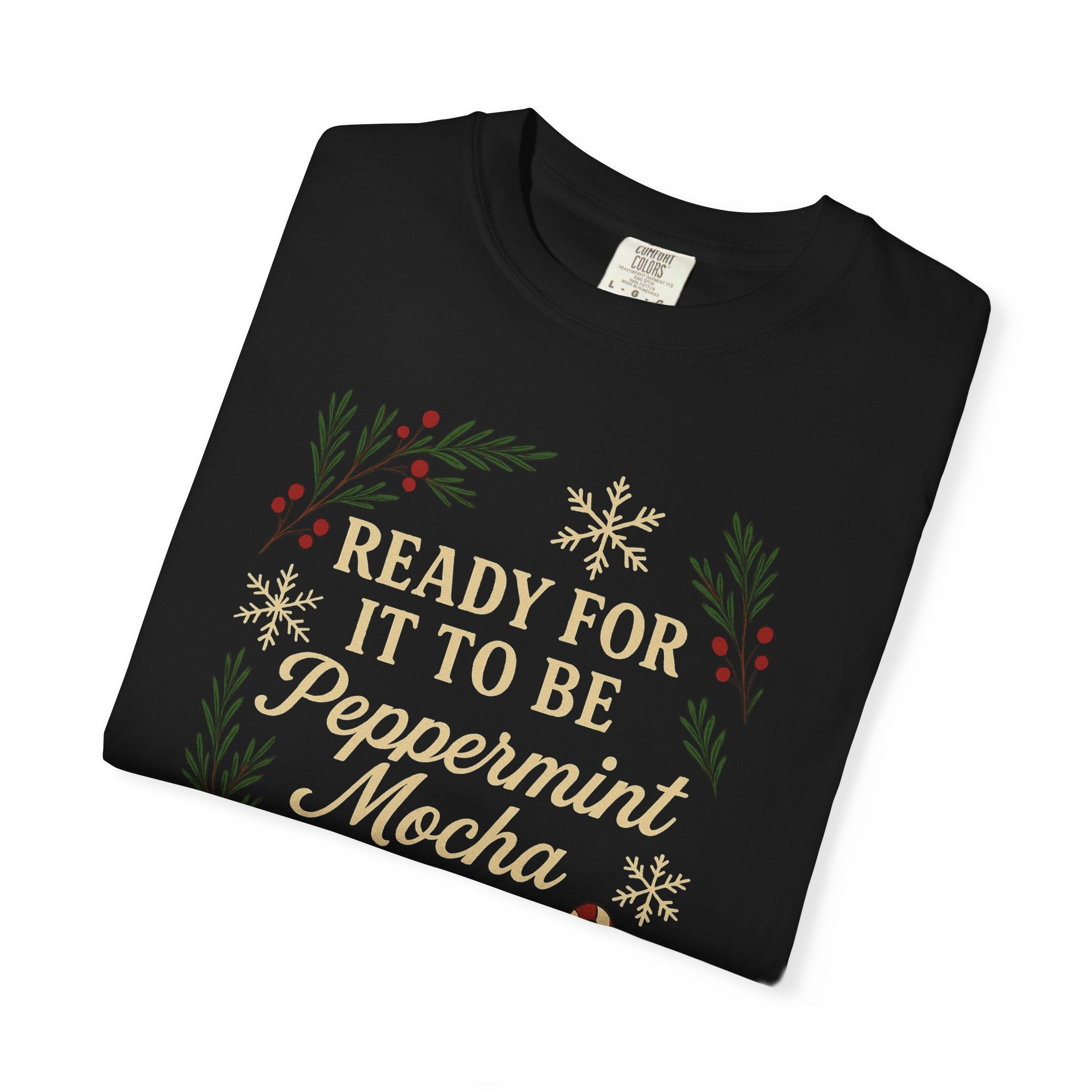 Christmas Peppermint Mocha Comfort Colors T-shirt