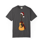 Christmas Acoustic Guitar Comfort Colors Shirt