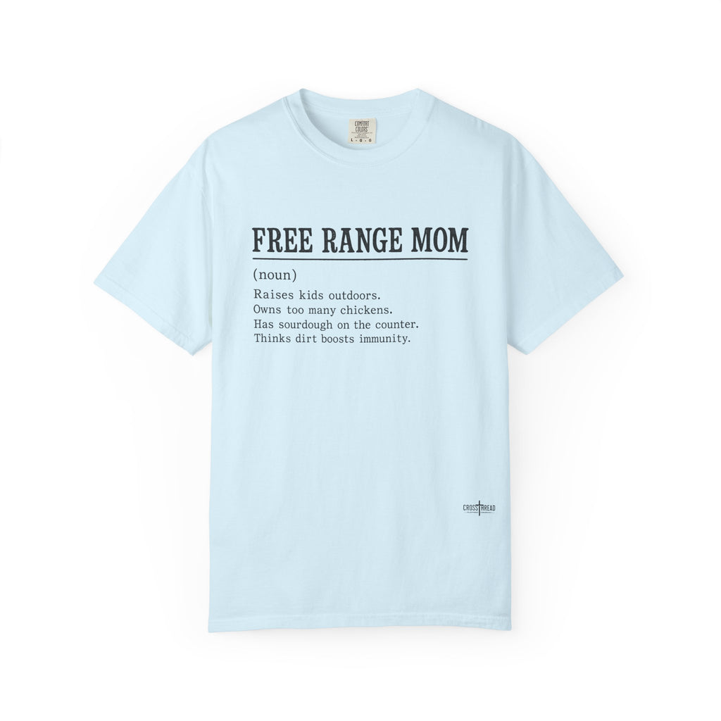 Free Range Mom Definition Tee