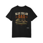 Blue Collar Dad T-Shirt — Vintage Work Gloves and Boots Design