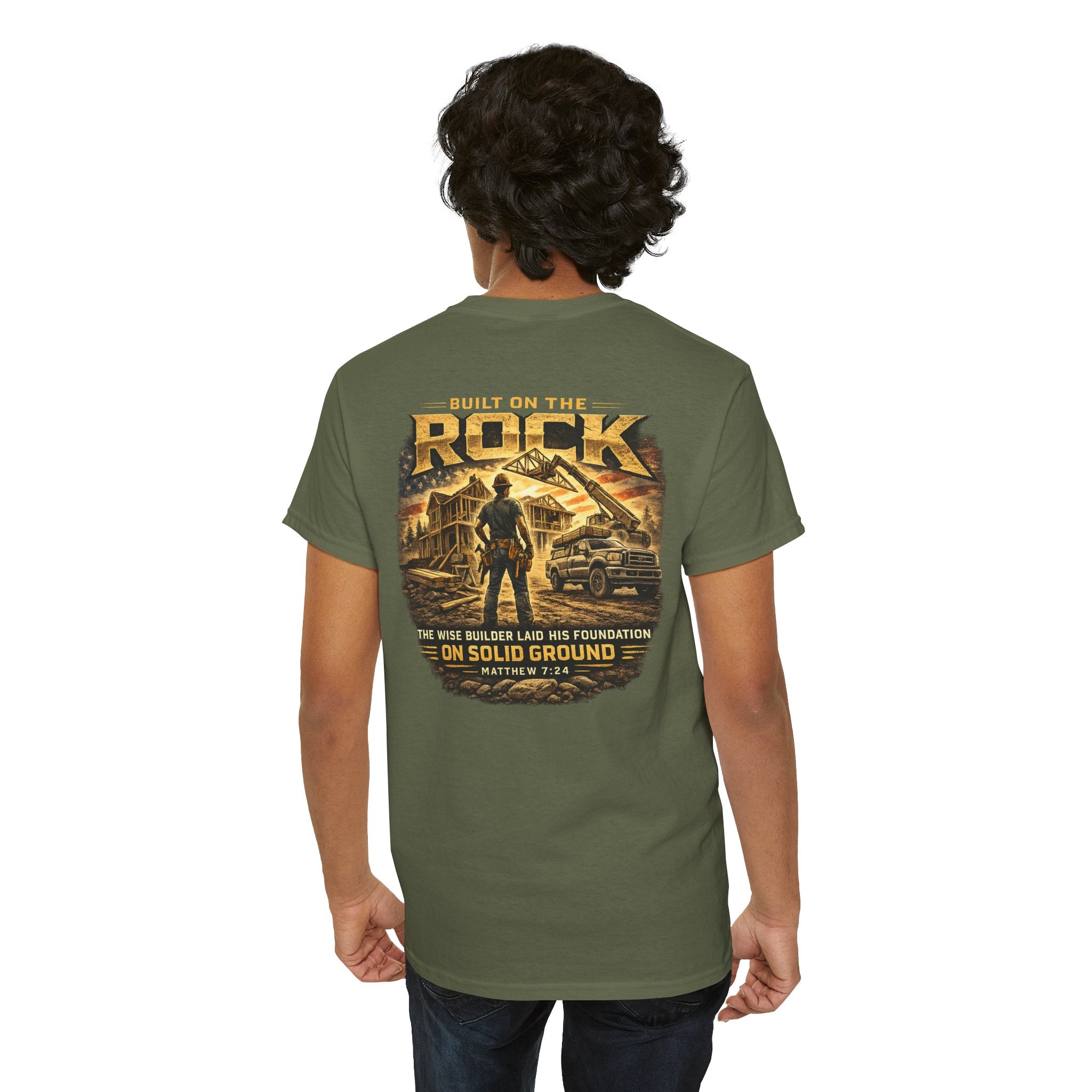 Built on the Rock Construction T-Shirt