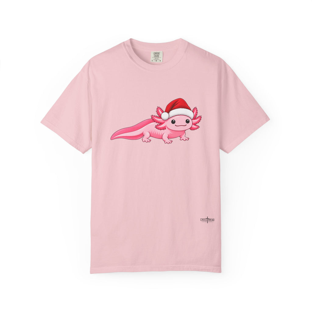 Axolotl Santa Hat Comfort Colors Shirt