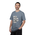 Beef Bacon Butter Eggs Carnivore Lifestyle Graphic Tee