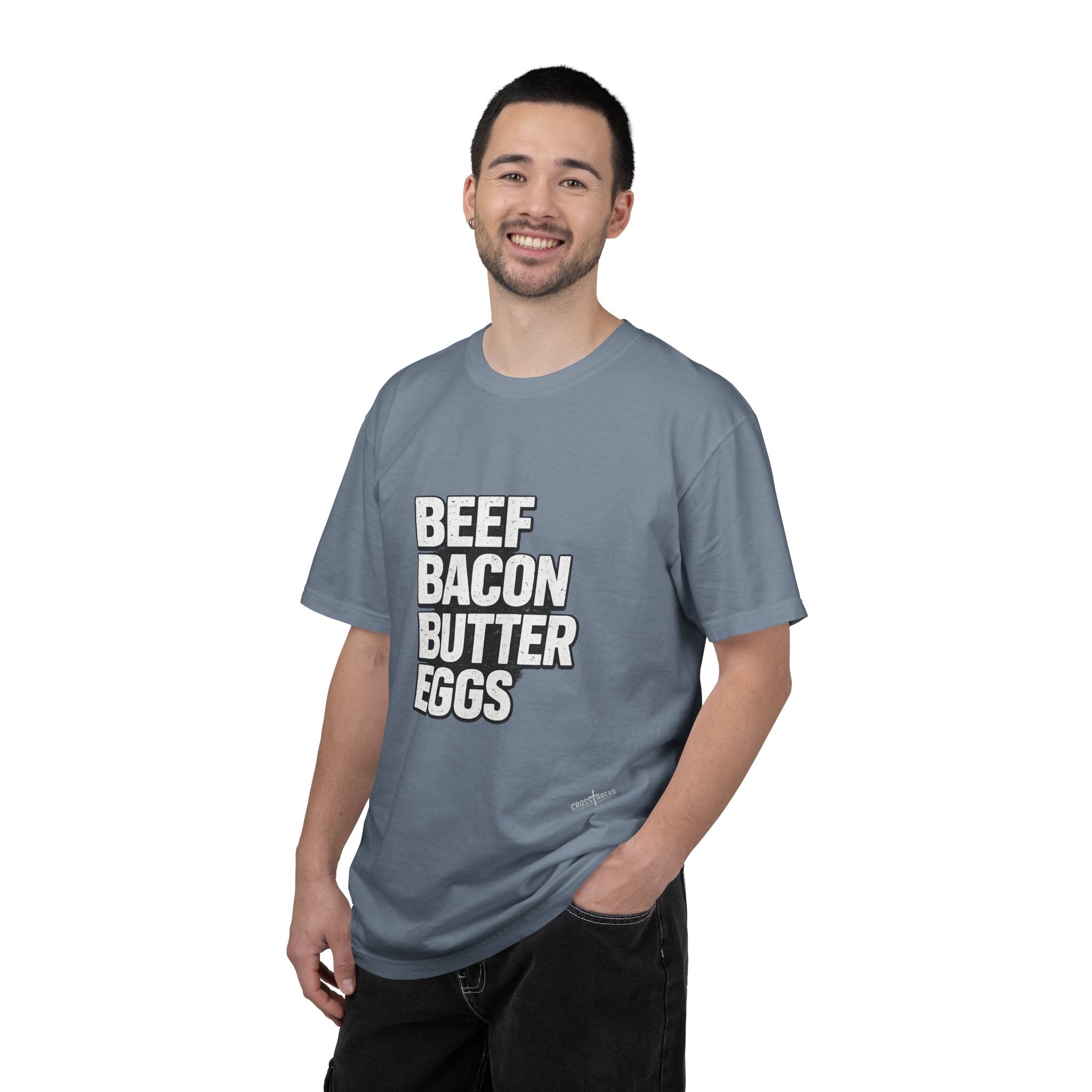 Beef Bacon Butter Eggs Carnivore Lifestyle Graphic Tee