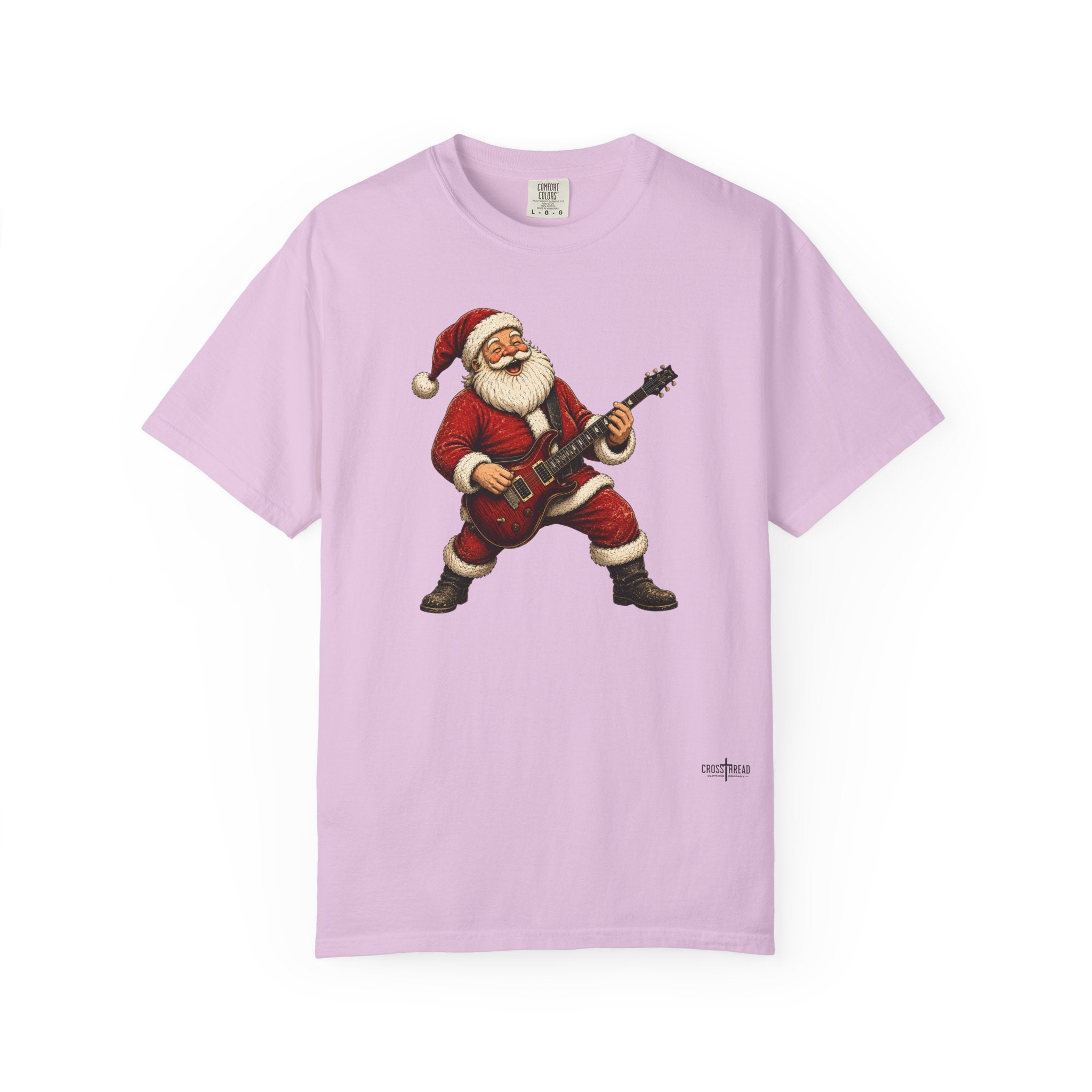 Santa PRS-Style Guitar Comfort Colors Shirt