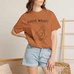 "Guess What?" Chicken Butt Cute Hen Graphic Tee