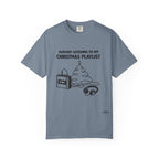Christmas Playlist T-Shirt — "Already Listening to My Christmas Playlist" Holiday Tee