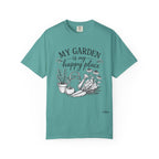 "My Garden is My Happy Place" Premium Comfort Colors T Shirt