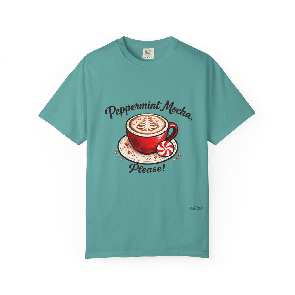 Peppermint Mocha Please Mug — Festive Holiday Coffee Cup T Shirt