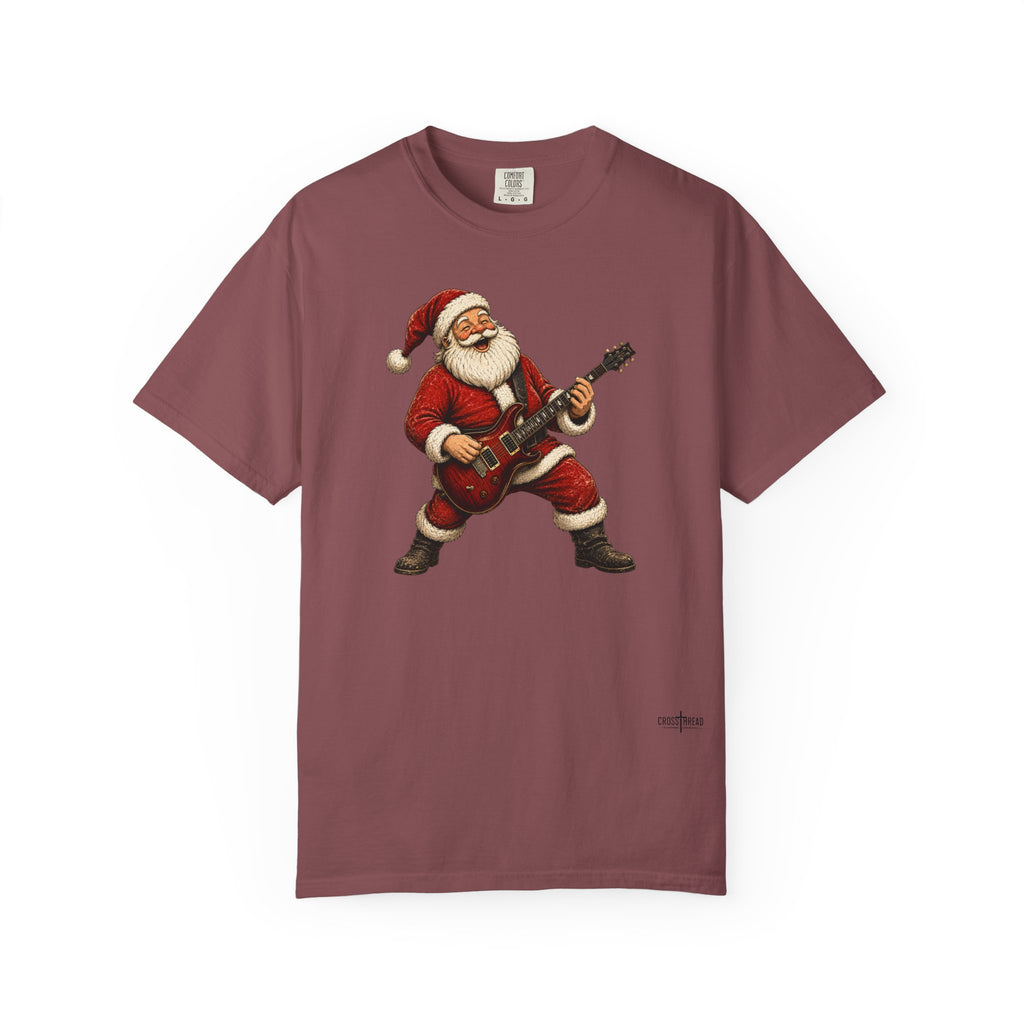 Santa PRS-Style Guitar Comfort Colors Shirt