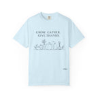 Grow. Gather. Give Thanks. T-Shirt — Garden Harvest Graphic Tee