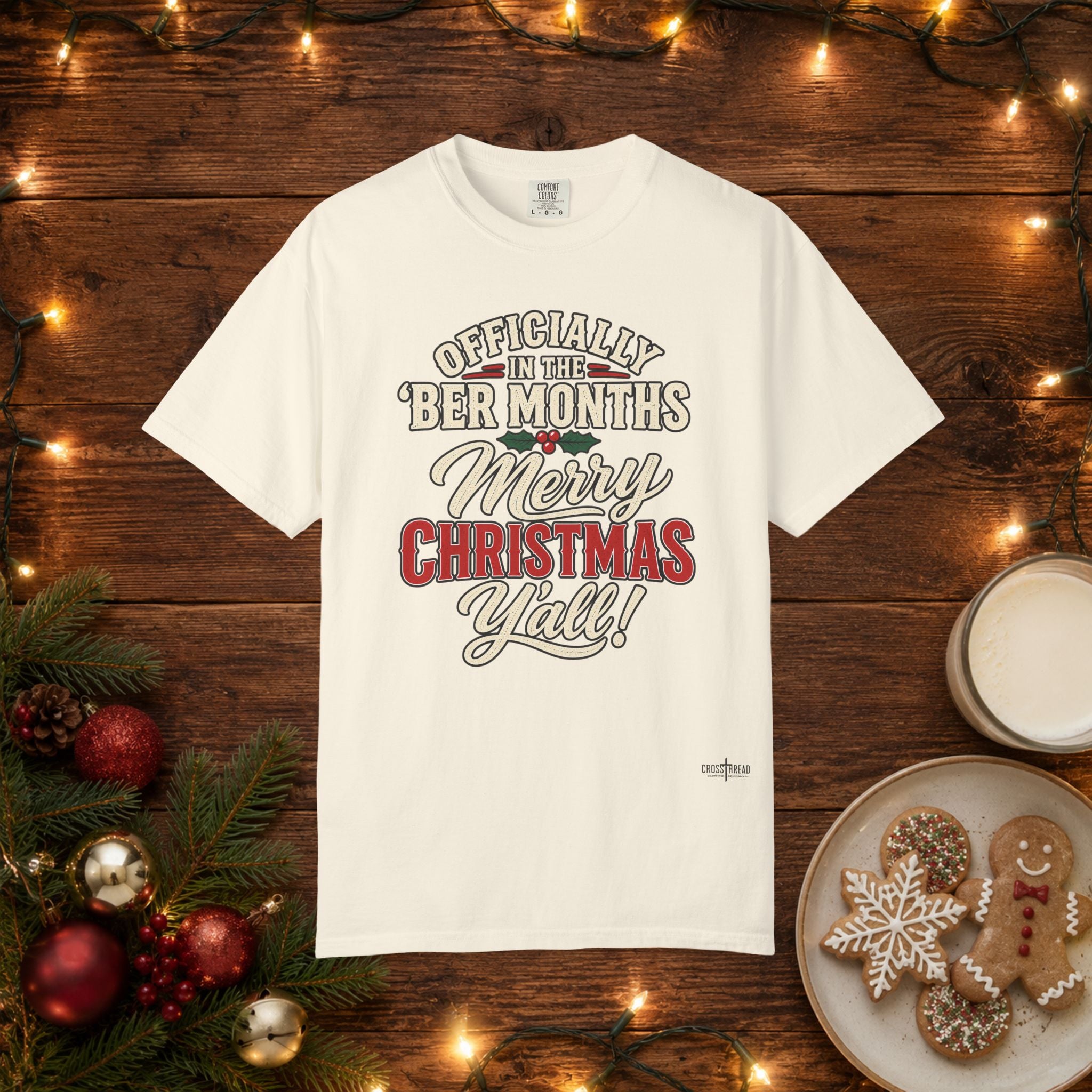 'Ber Months Merry Christmas Comfort Colors T Shirt